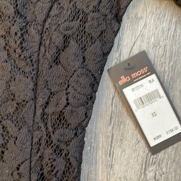 Ella Moss black lace bodysuit NWT size XS - Picture 4 of 4